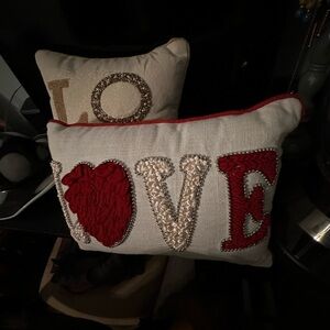 Small Decorative Love Throw Pillows